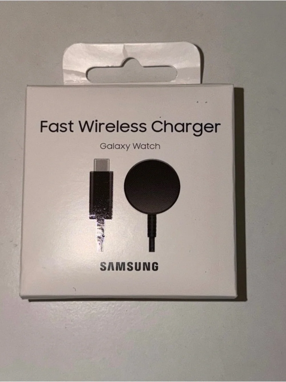 Samsung Galaxy Watch Fast Wireless Charger USB-C Magnetic Charging Pad Black NEW